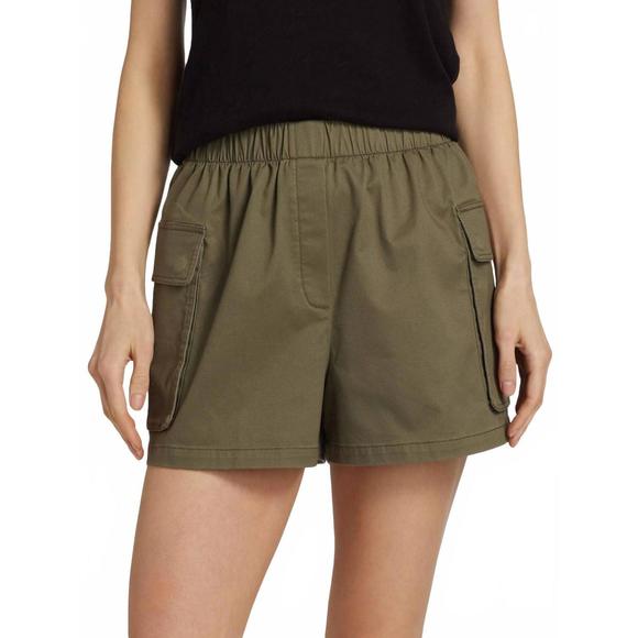 NEW ATM cotton twill cargo shorts in army